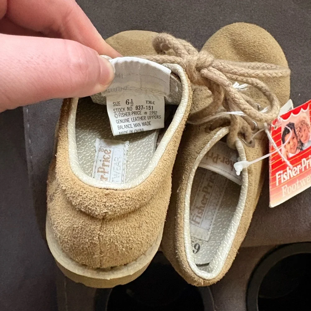 Fisher-Price Brown Kids Moccasins